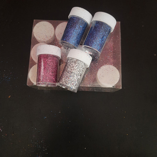 glitter powder assorted colours