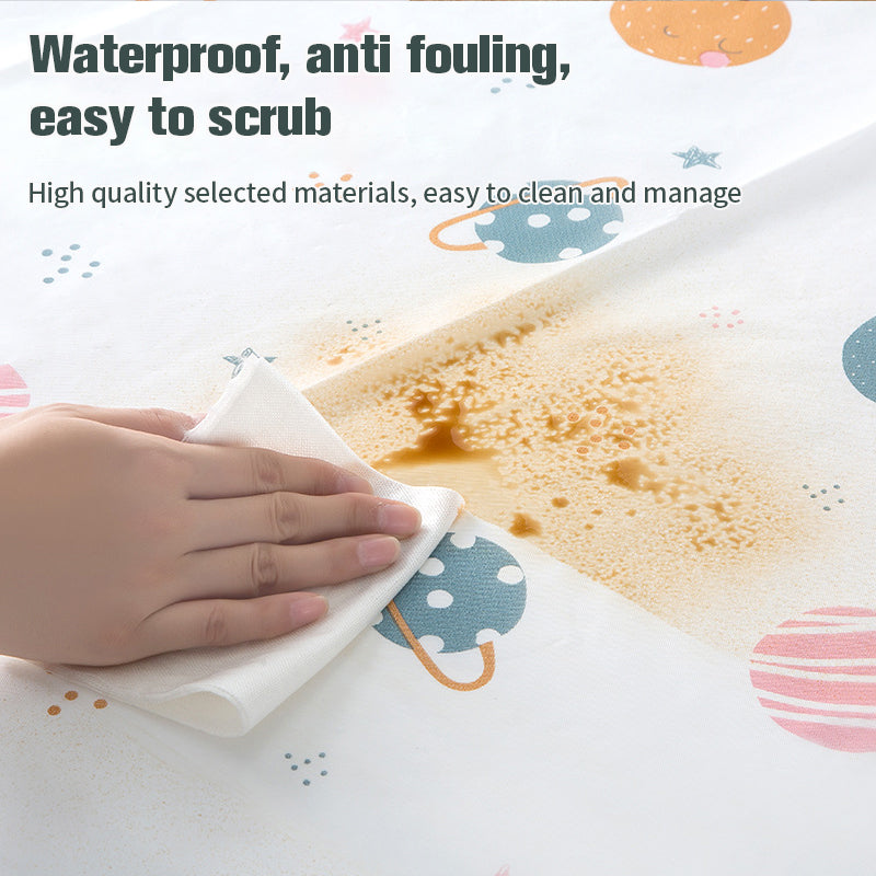 Close-up of waterproof Dust Proof Fridge Cover being wiped clean, showing anti-fouling surface ideal for kitchen use and easy maintenance.