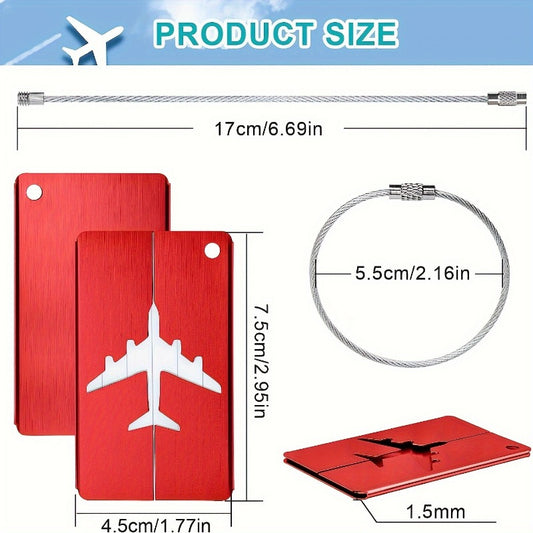 Aluminum Travel Luggage Tag