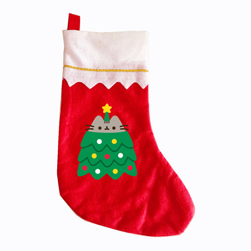 Red Christmas Santa Candy Bag Sock