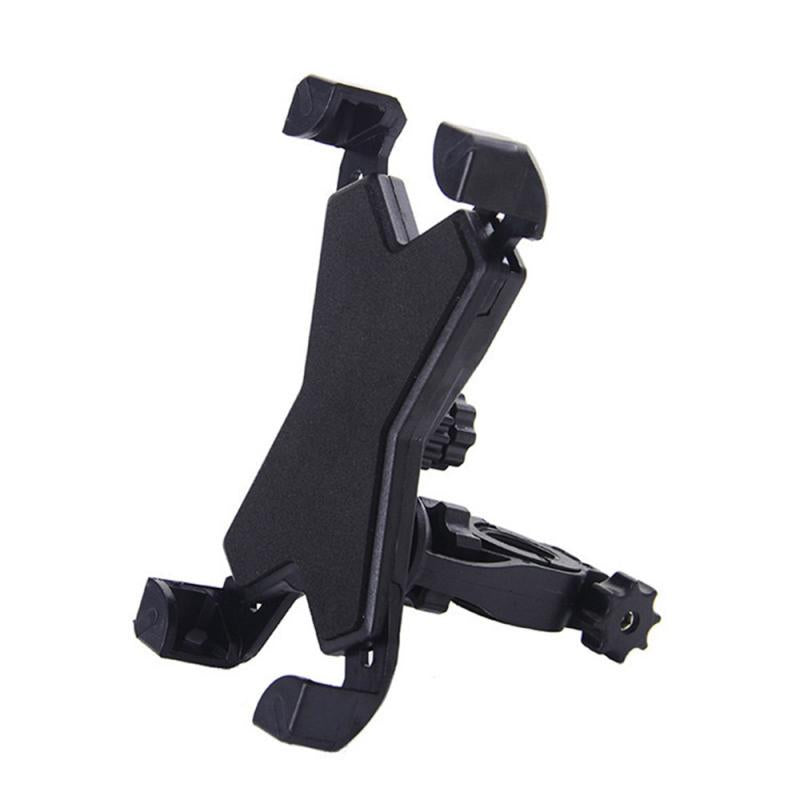 Sturdy Motorcycle Bicycle Phone Holder with adjustable grip and durable clamp for secure phone mounting on handlebars, ideal for outdoor cycling.