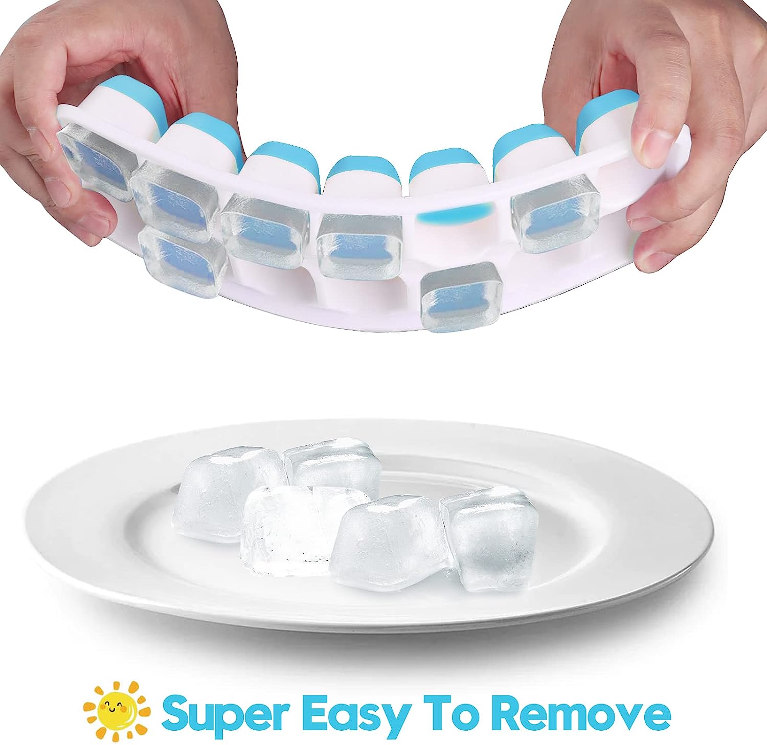 Ice Cube Tray Silicone Base & Lid