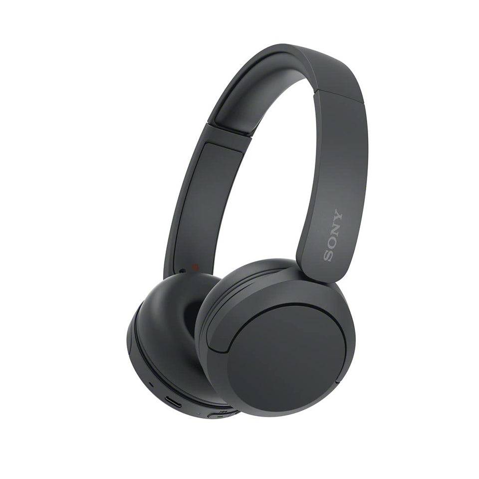 SONY XB86 Wireless Headset in matte black with foldable design and cushioned ear cups for immersive audio quality and wireless convenience.