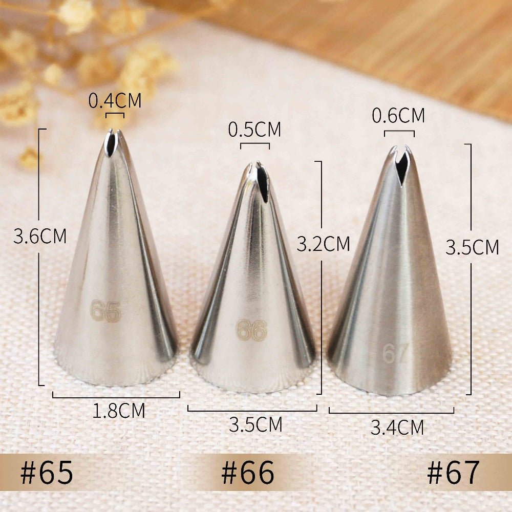 Small Leaf Piping Nozzle Decorating Tip #66