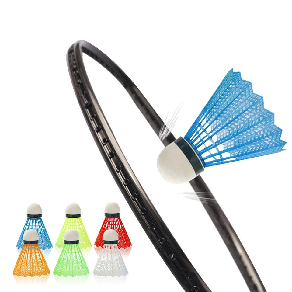 Badminton Shuttlecock Plastic 6PCS