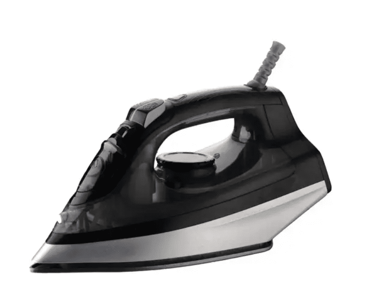 Richpower Steam Iron RPI-3571ST in sleek black design with ergonomic handle and precision steam control, ideal for efficient home ironing.
