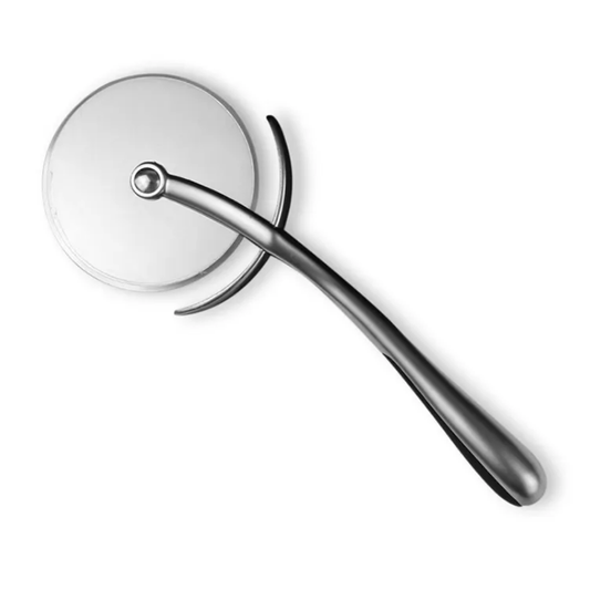 Stainless steel pizza cutter with ergonomic handle and sharp circular blade. Ideal for slicing thick crusts with ease. Pizza Cutter Price in Sri Lanka.