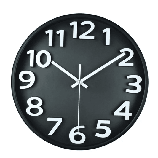 wall clocks pays homage to classic vintage style with&nbsp; black background.