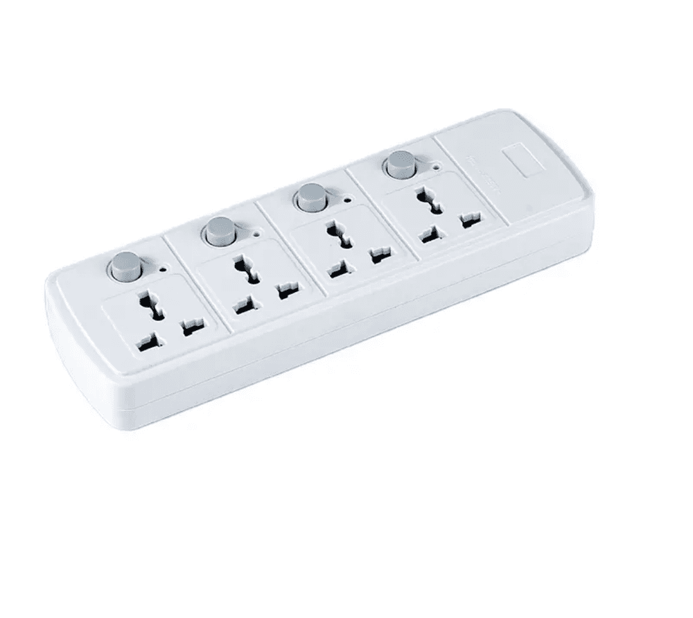 4 Pin Extension Cord with Individual Switch