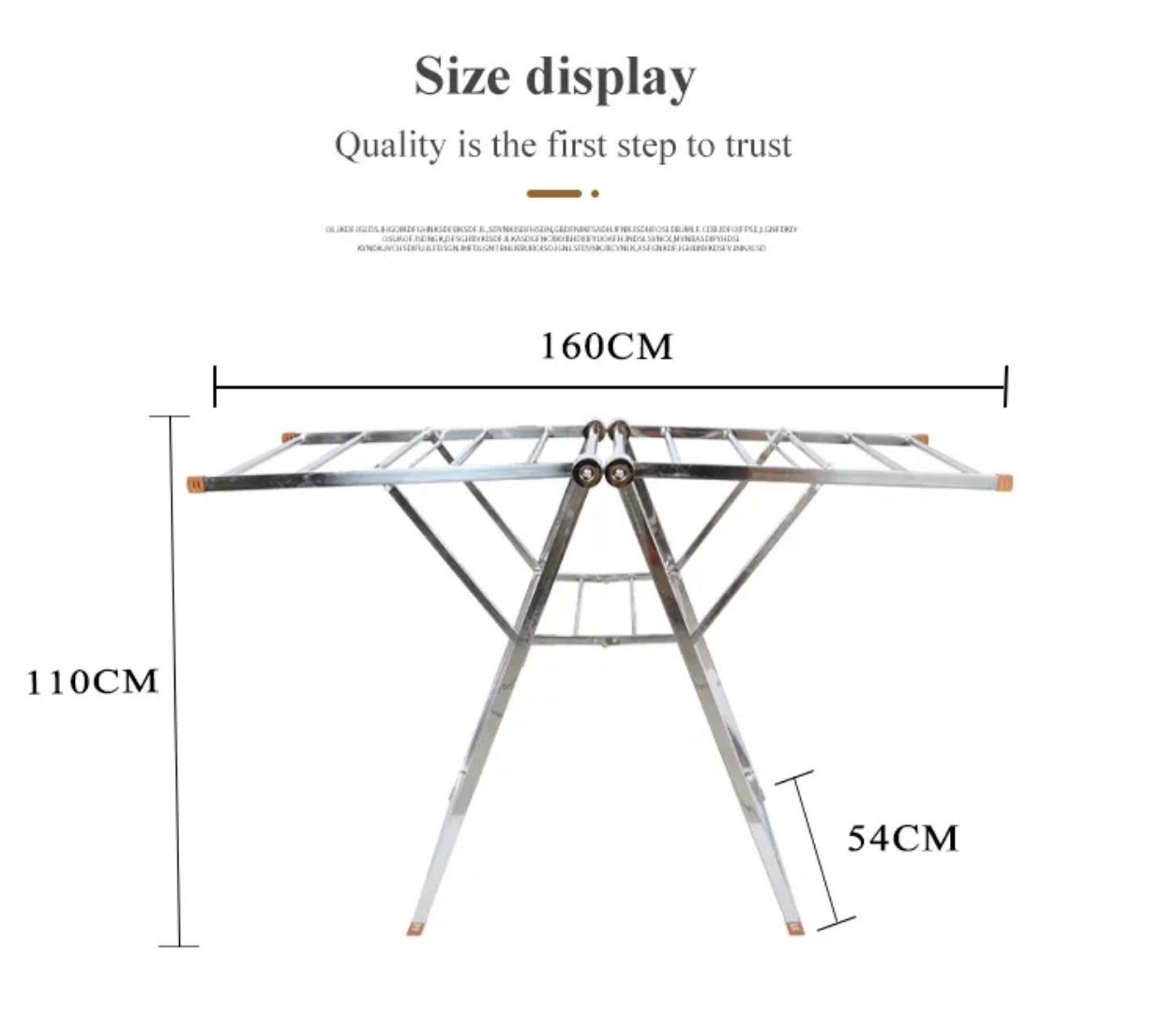 Stainless Steel Cloth Drying Rack Box Type