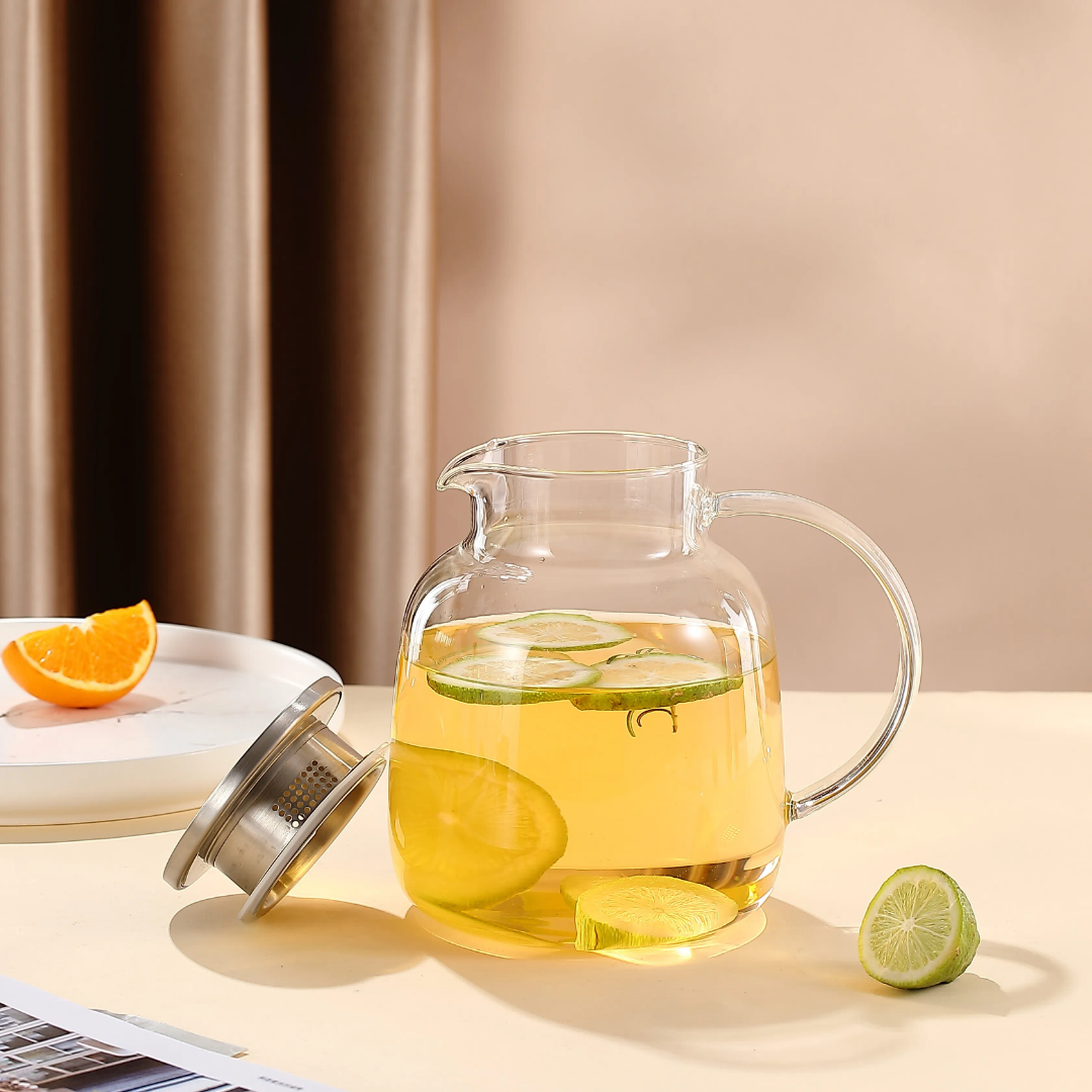 Borosilicate Pitcher Teapot Compatible Gas Stove 2L