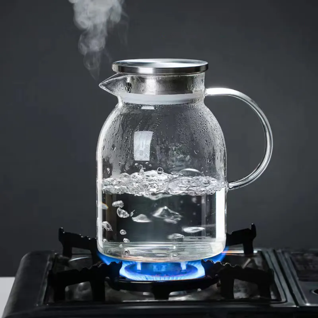 2.4L Borosilicate Pitcher Teapot Heating up to 120 deg C