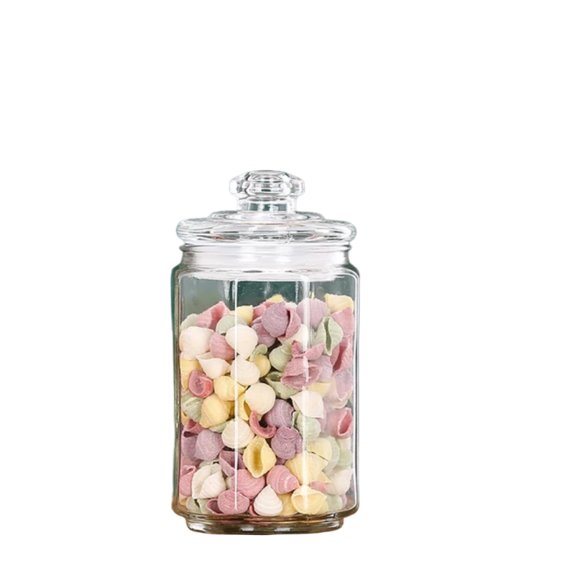 Airtight Glass Storage Jar for Snacks & Nuts 1300 ml