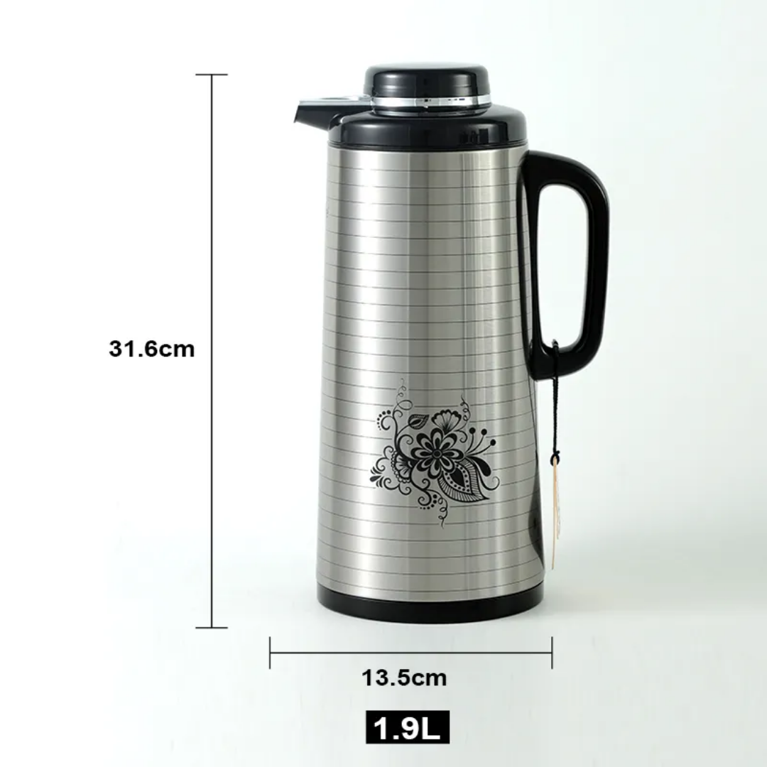 1.9 L Vacuum Flask Hot & Cold Stainless Steel