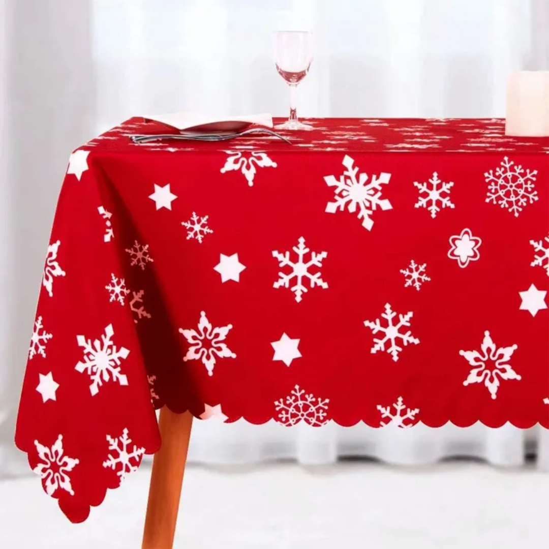 Assorted Christmas Design Rectangular Table Cloth