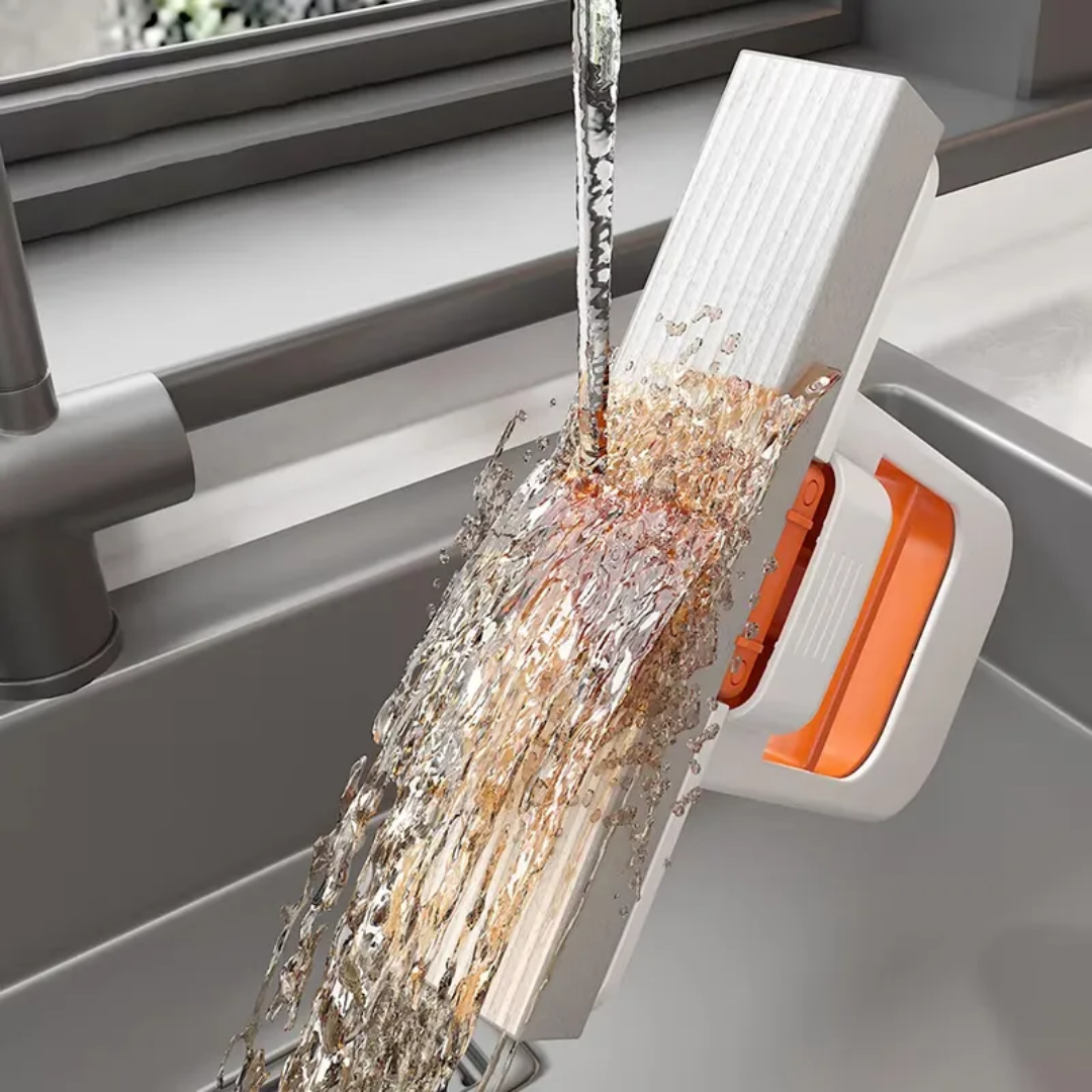 Foldable Sponge Mop with Spray for Easy Cleaning