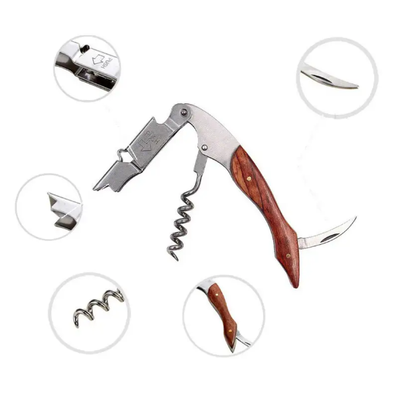 Corkscrew Stainless Steel Bottle Opener 