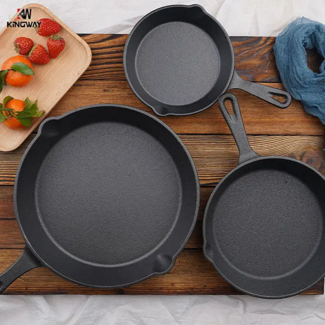 Cast Iron Non-Stick Skillet Frying Pan