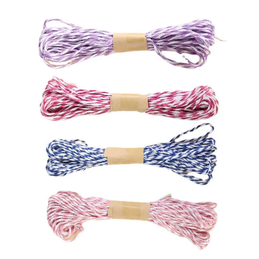 Two Colour Twine Rope for Decorative Packing