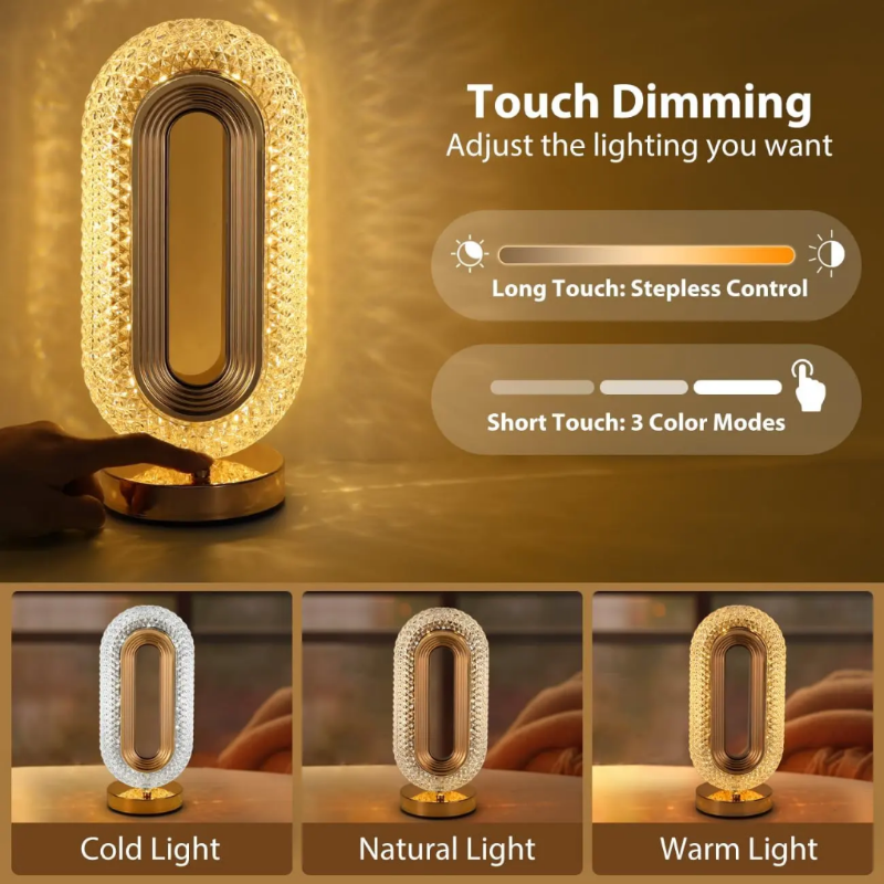  Rechargeable LED Bedside Lamp