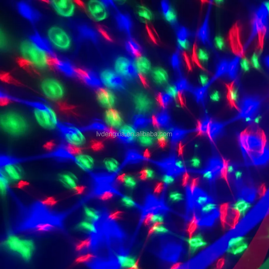 LED Full Color Rotating Mini Party Light 