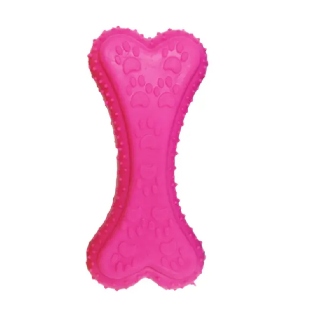 Durable Rubber Bone Dog Chew Toy Dental Care