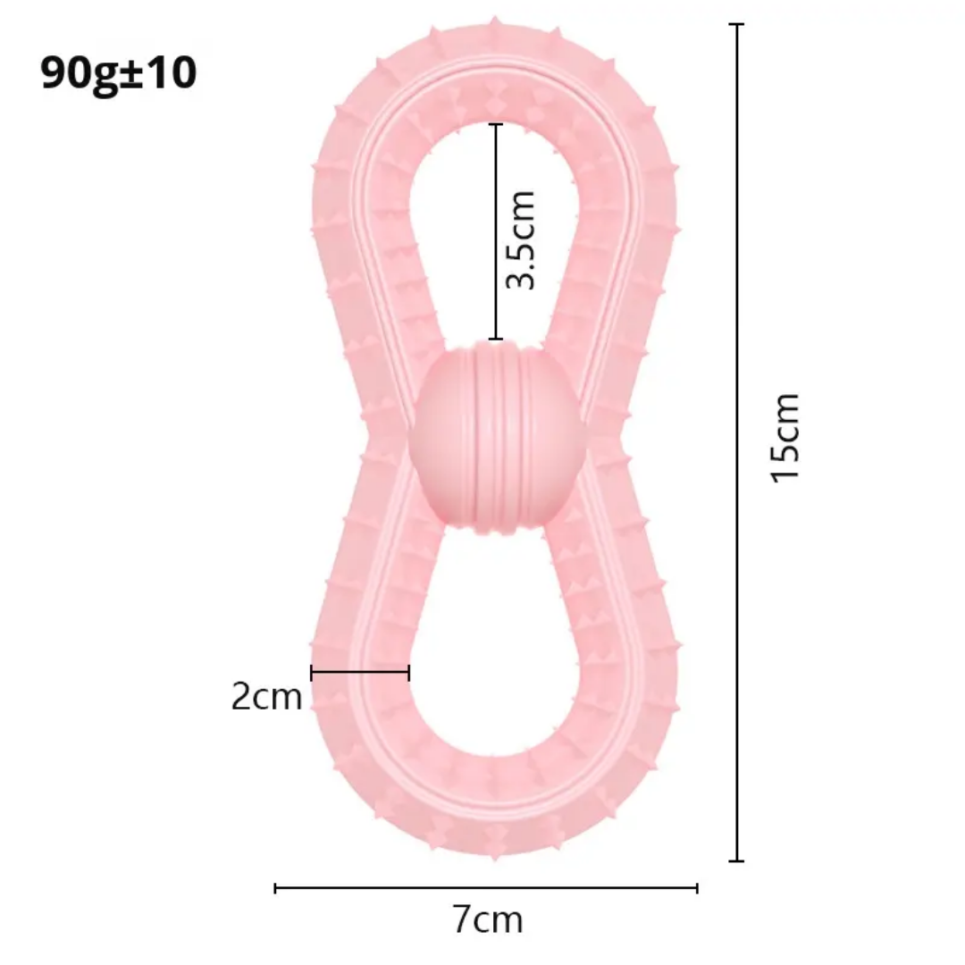 2 in 1 Spiky Dental Grinder & Tug-of-War Pet Toy