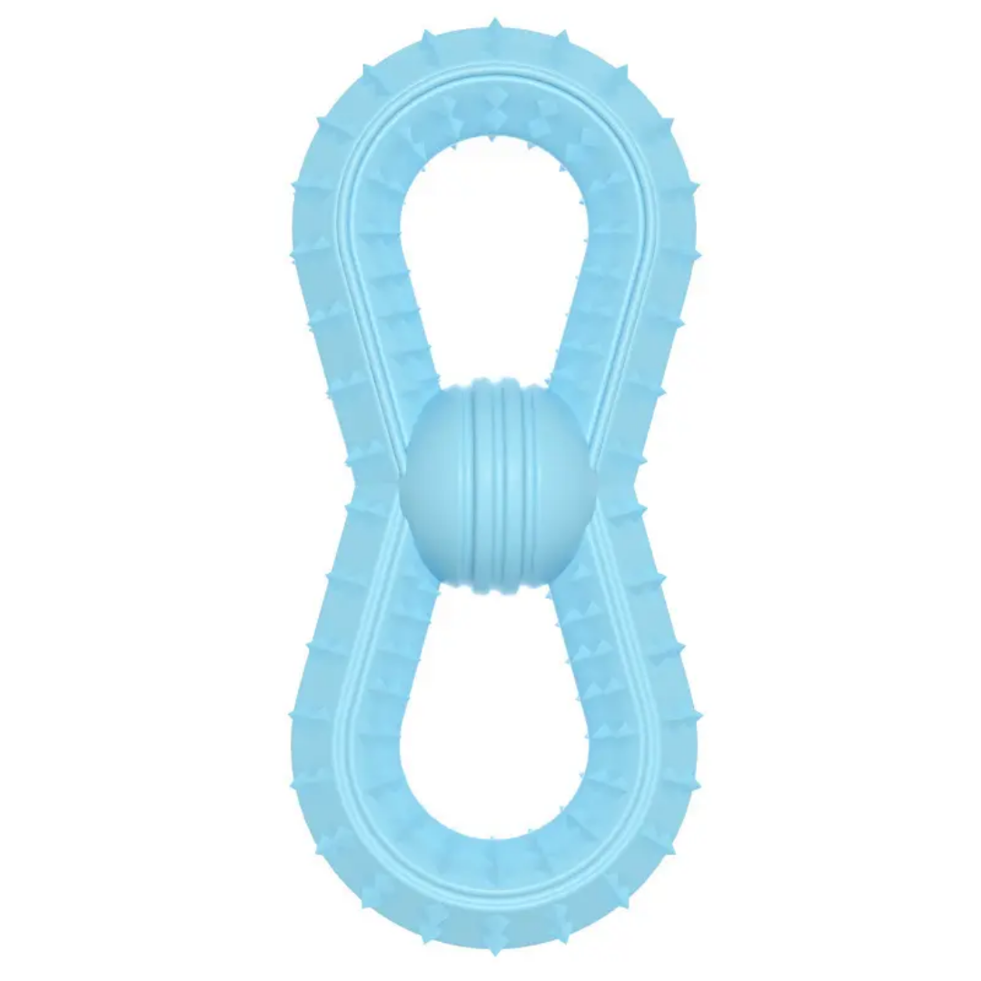 2 in 1 Spiky Dental Grinder & Tug-of-War Pet Toy