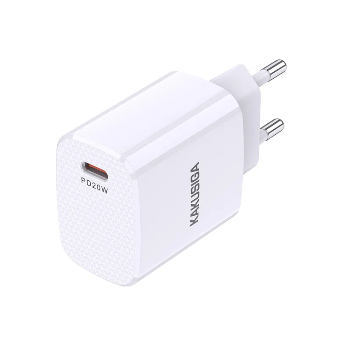 KAKUSIGA 5A Fast Mobile Charger Set (USB to Type-C) – EU Plug