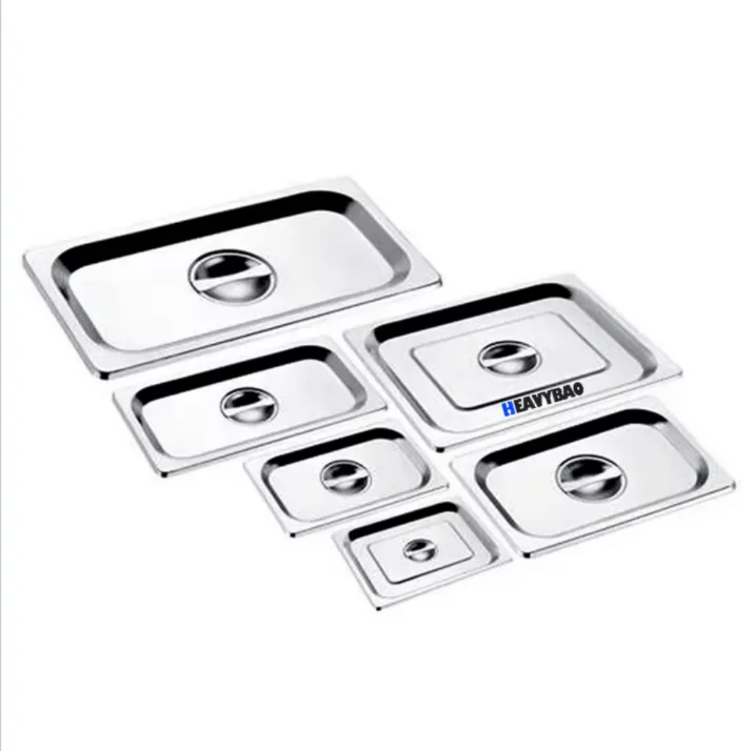 Stainless Steel GN Pan Multi Size Cover ( Lids Only)