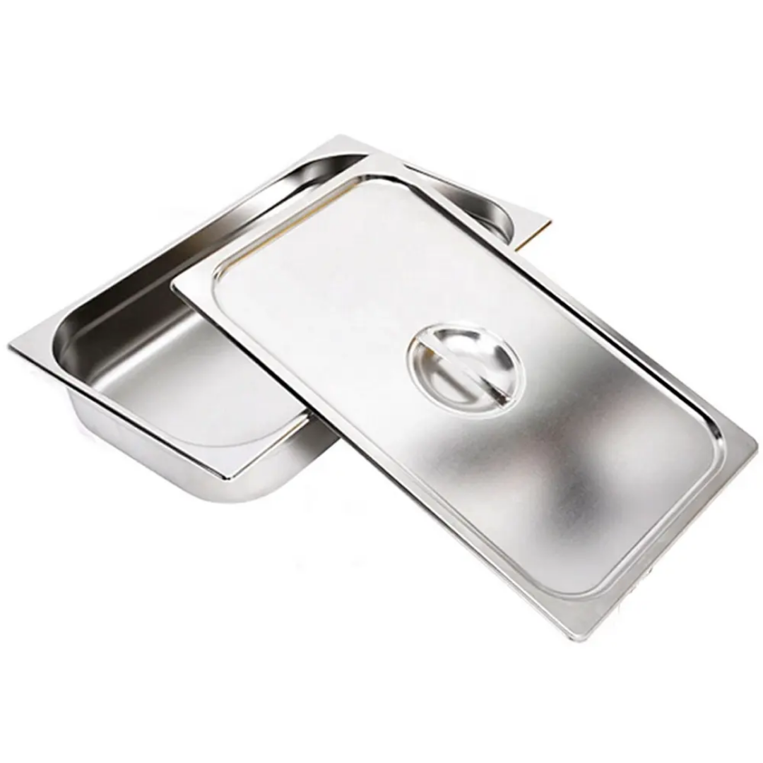 Stainless Steel GN Pan Multi Size Cover ( Lids Only)