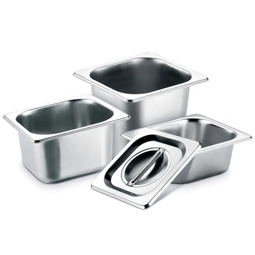 Stainless Steel GN Pan Multi Size Cover ( Lids Only)