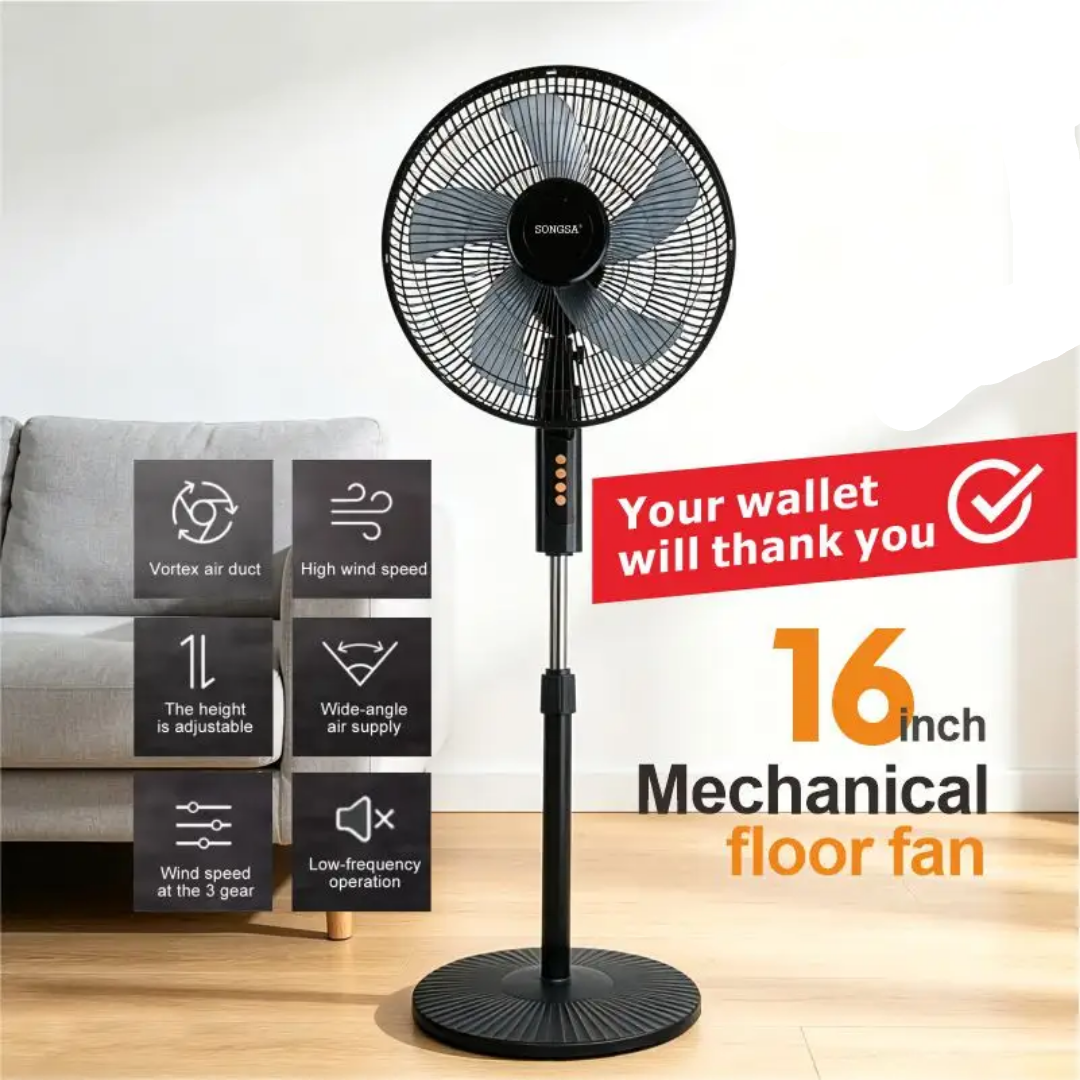 Bright Pedestal Fan 16"