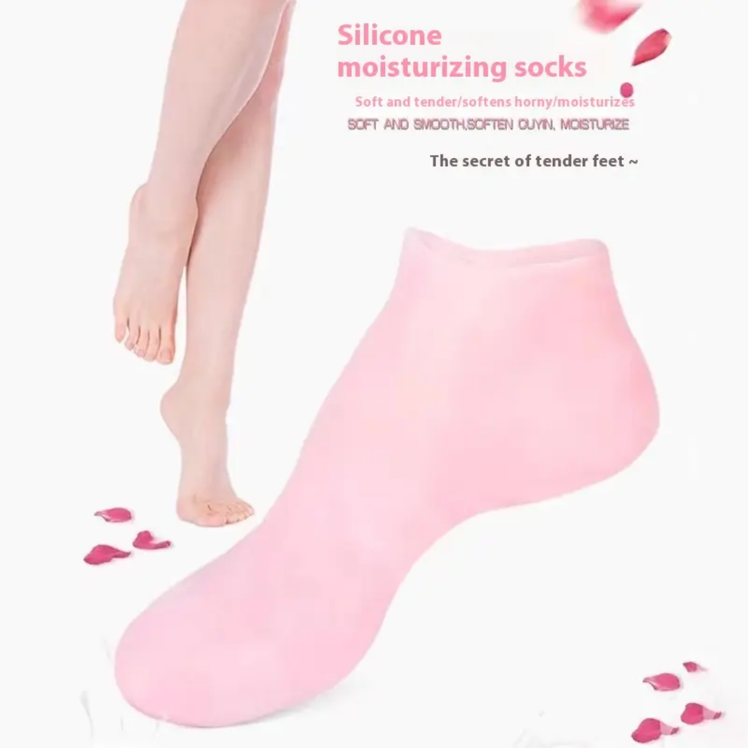 1 Pair Silicone Moisturizing Foot Sock