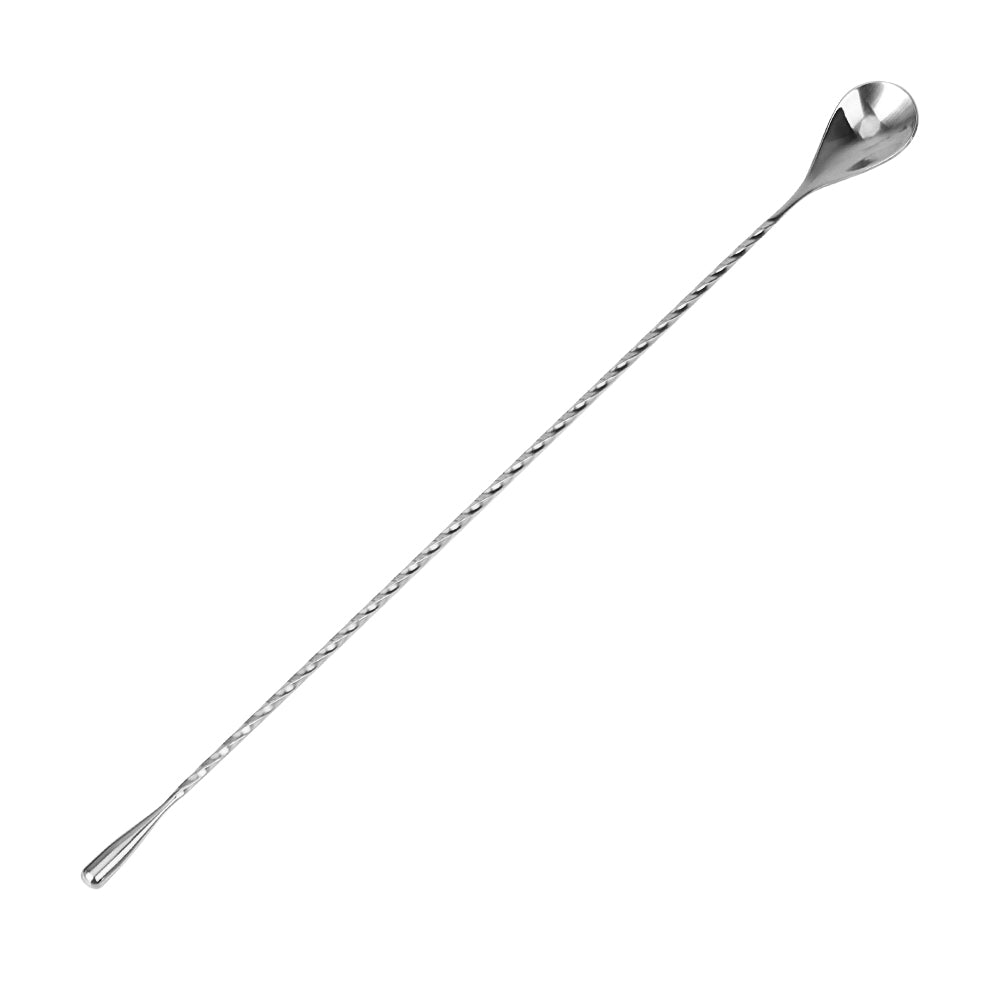 Stainless Steel Stir Bar Cocktail Thread Spoon