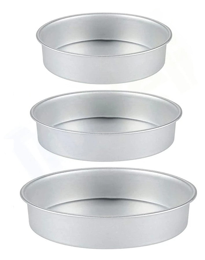 Aluminum Tray Round 3 PCs set
