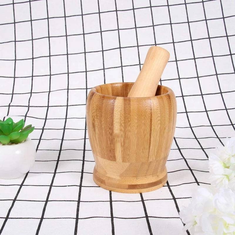 Wooden Pestle & Mortar