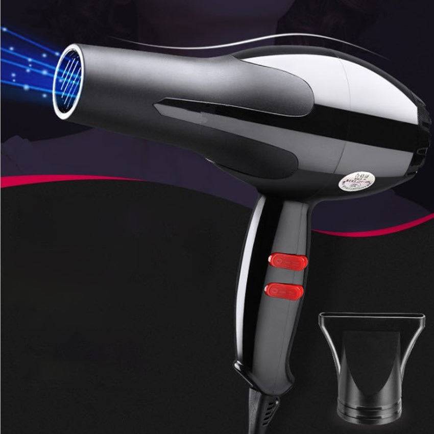Nova NV-888 Hair Dryer - Professional 2000W salon motor hair dryer with dual red control switches and concentrator nozzle for precise styling.