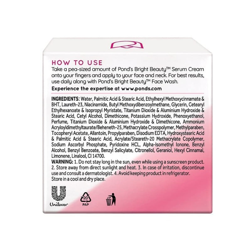 Ponds Bright Beauty Serum Cream 23g