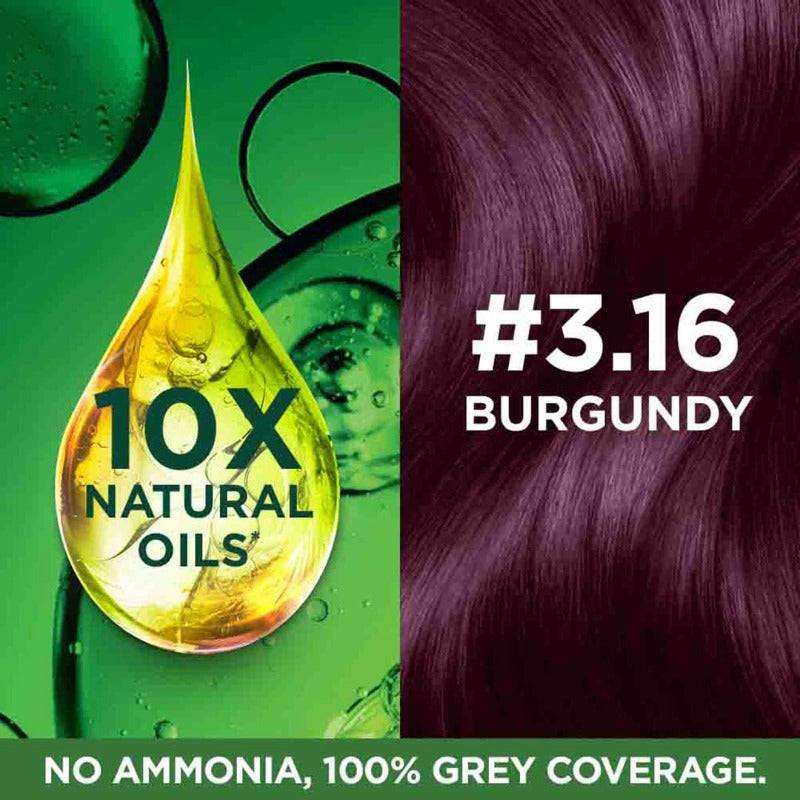 Burgundy Garnier Hair Colo