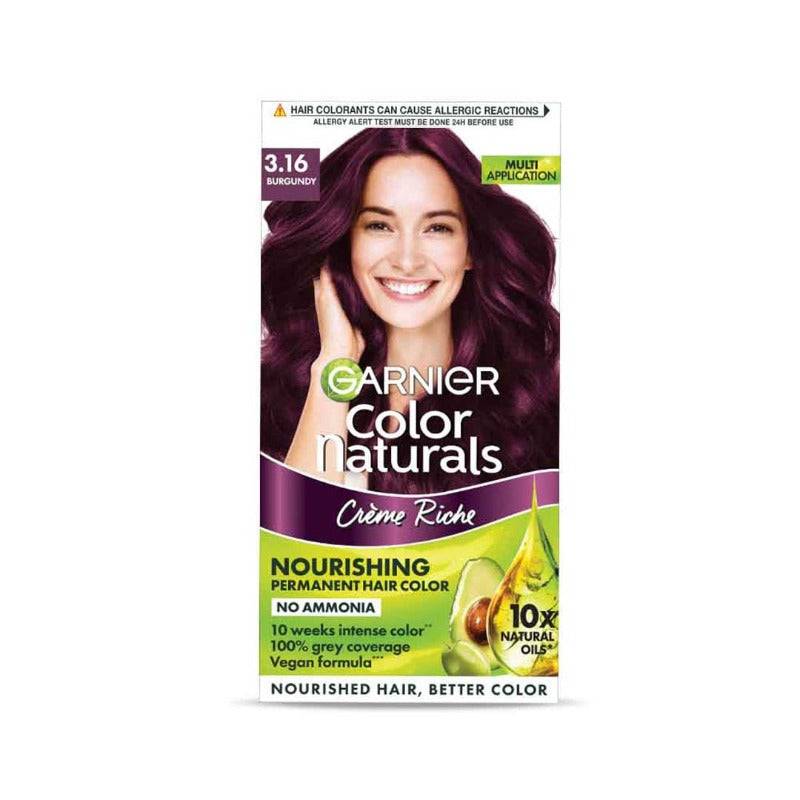 Burgundy Garnier Hair Colo