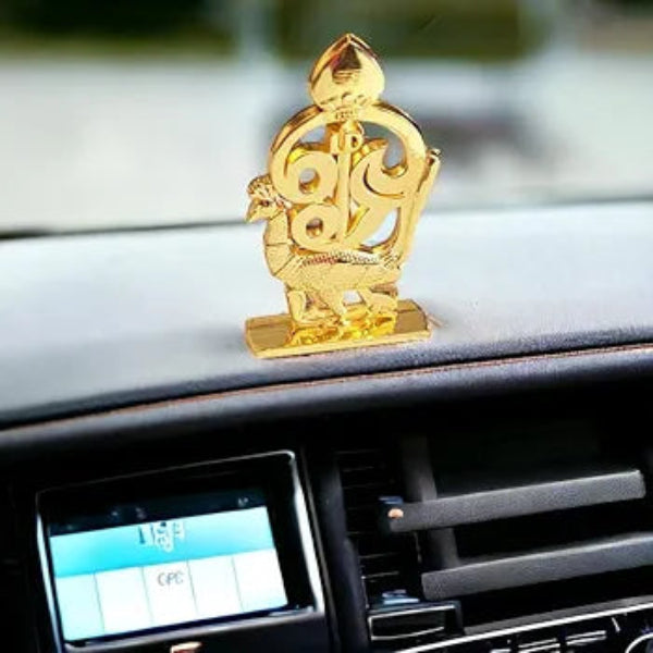 Om Vel with Peacock for Gift & Car Dash Board