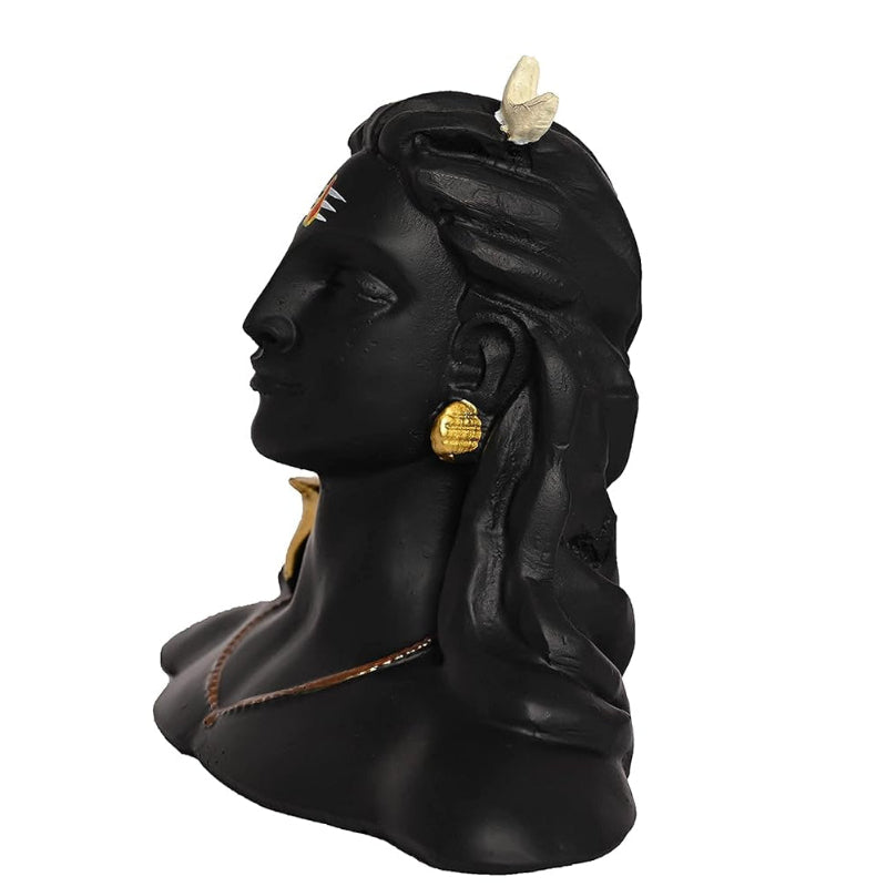 Lord Adiyogi Shiva Statue for Car Dash Board, Pooja &amp; Gift, Mahadev Murti/Idol, Lord Adiyogi Shankara for Home &amp; Office Decor.