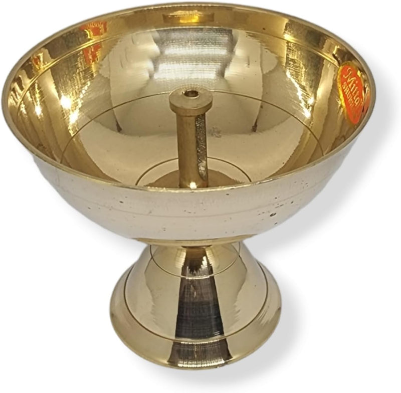 brass nadapiyali oil lamp