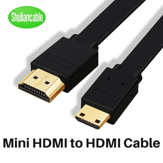 Micro HDMI to HDMI Cable 1.5m with gold-plated connectors for high-quality video and audio, available at best price on Bamagate.