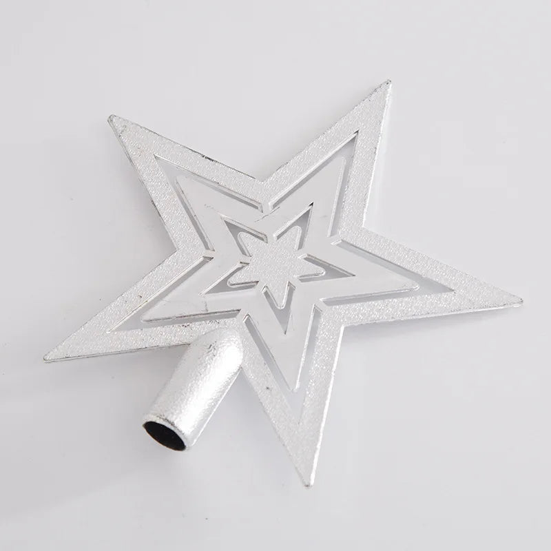 Silver Christmas Tree Topper - Perfect Holiday Decoration