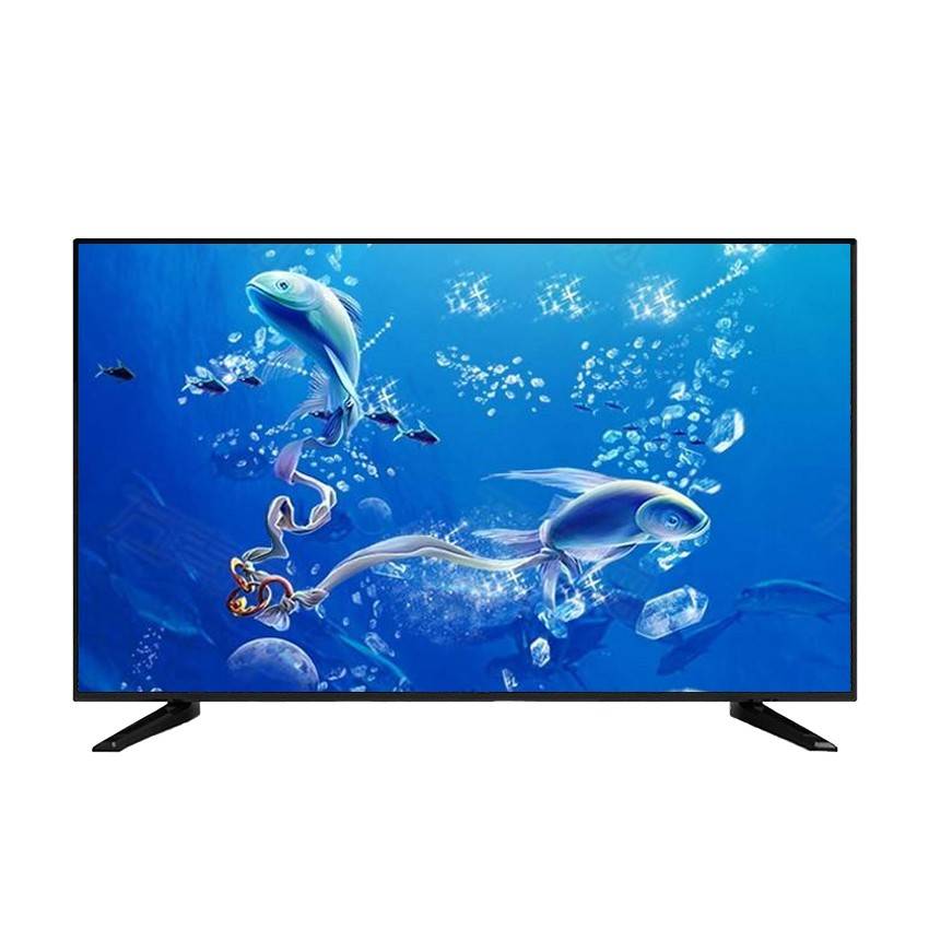 Mitshu 32 inch HD LED TV displaying vibrant underwater scene with fish, ideal for immersive home entertainment in Sri Lanka.