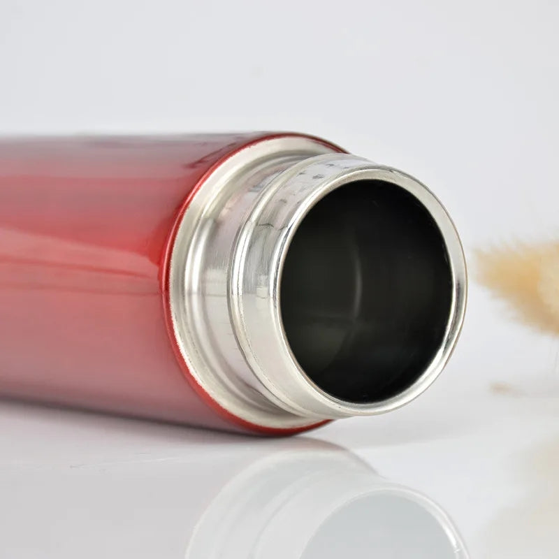 Close-up of Mini Vacuum Flask 310 ml stainless steel interior showing leak-proof and insulated design for beverages at Bamagate.com