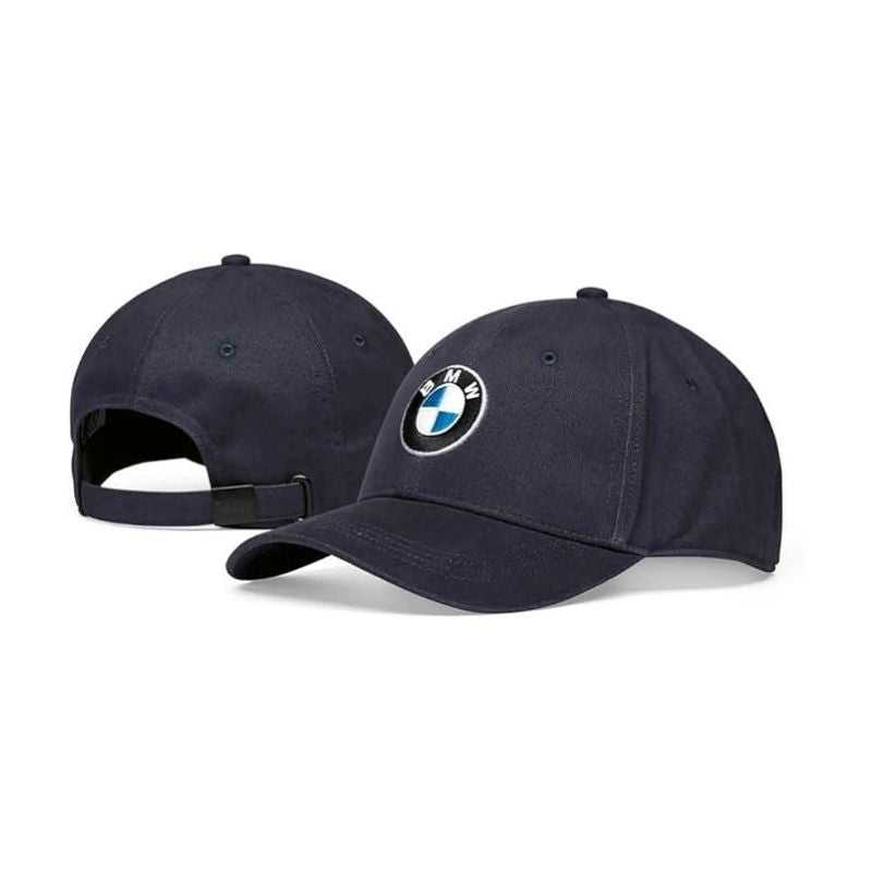 BMW Logo Black Hat Adjustable – Stylish & Comfortable men's cap featuring embroidered BMW logo, curved brim, and back strap for custom fit.