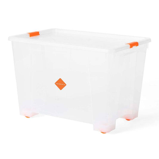 Phoenix Storage Box Transparent-65L